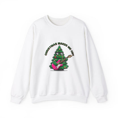 Christmas Makes Me Cry Cozy Christmas Sweater