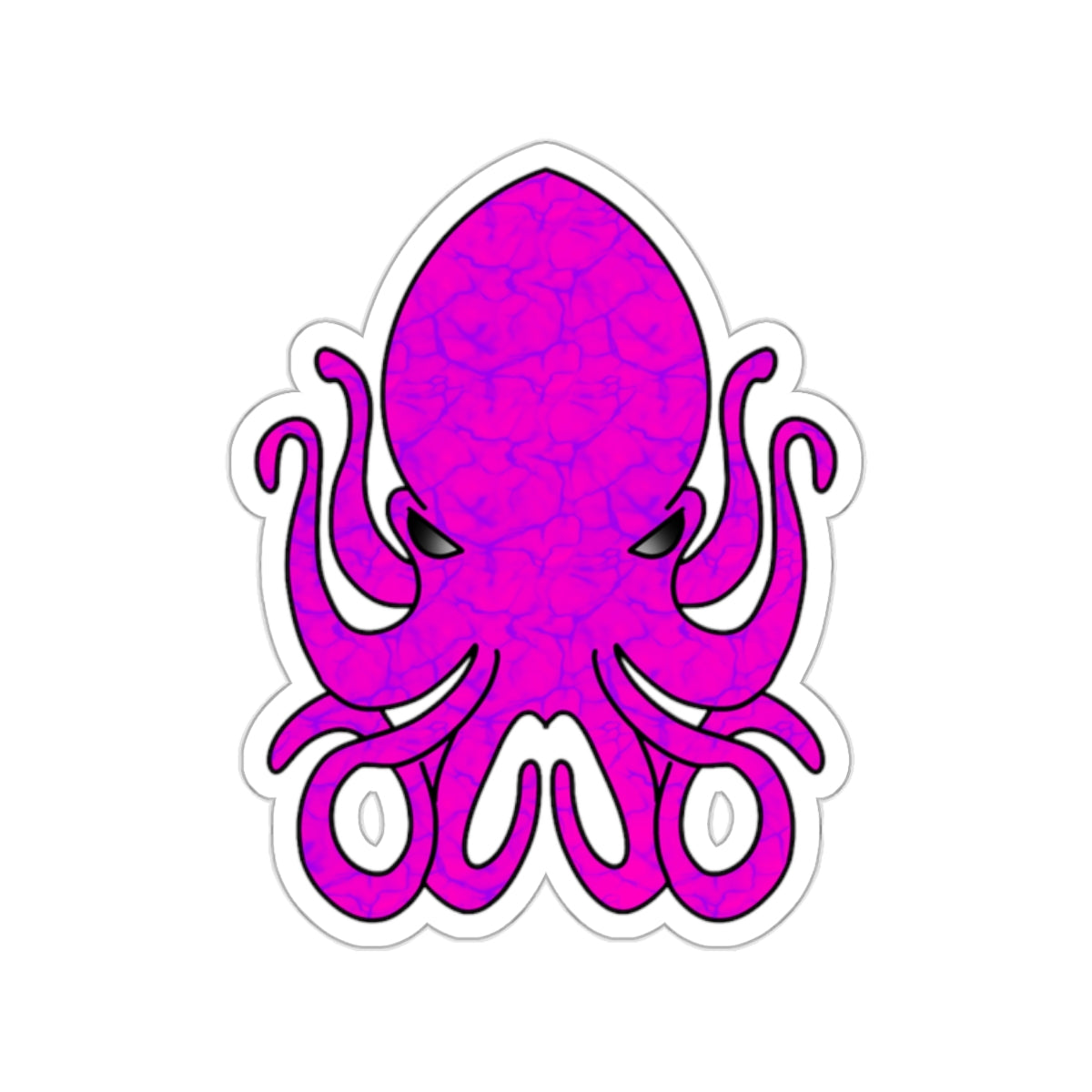 Pink Marble Octopus Sticker