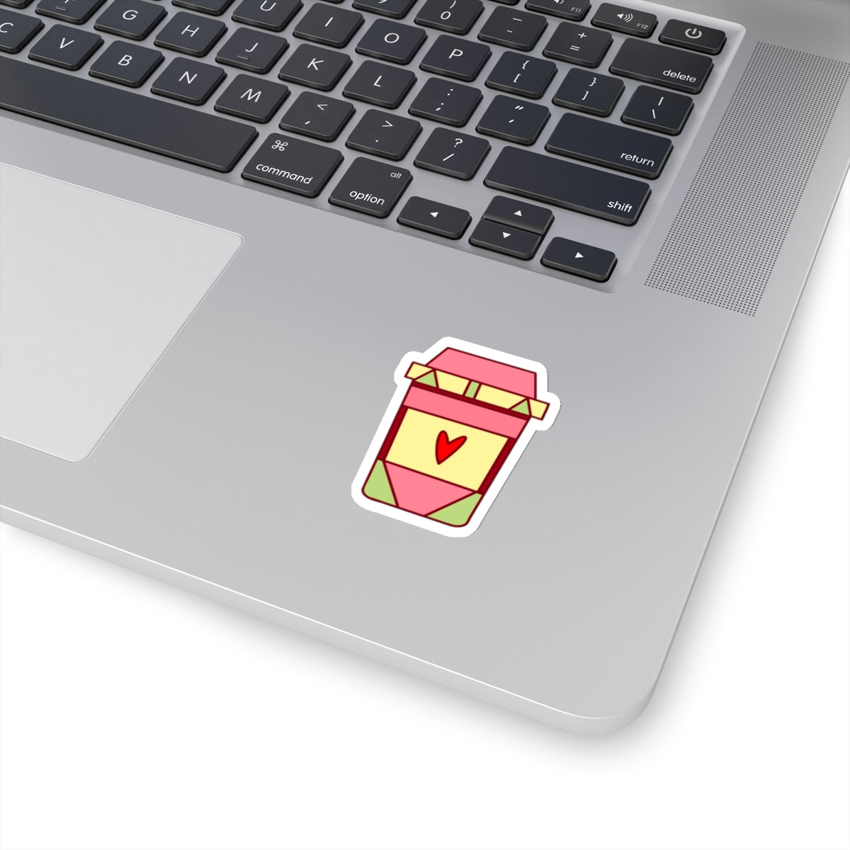 Pink Coffee Drink Sticker