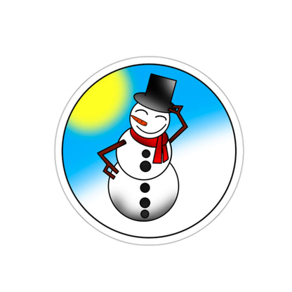 Snowman Christmas Sticker