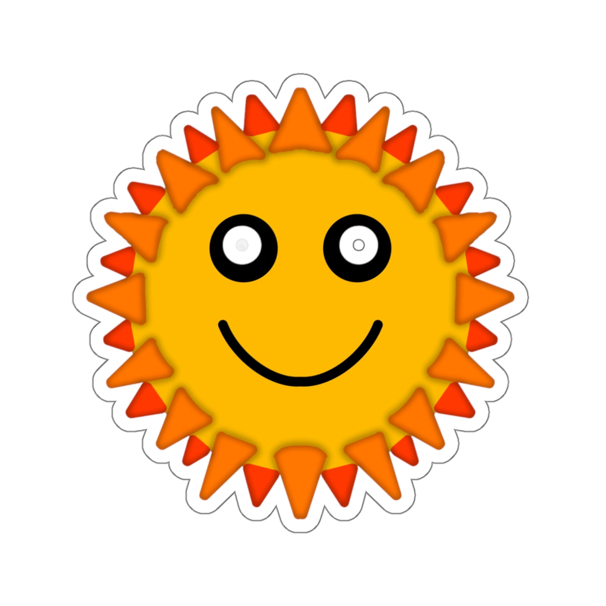 Smiley Sun Sticker