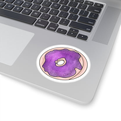 Purple Donut Sticker