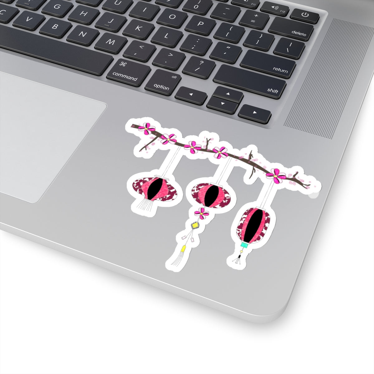 Cherry Blossom Lantern Sticker