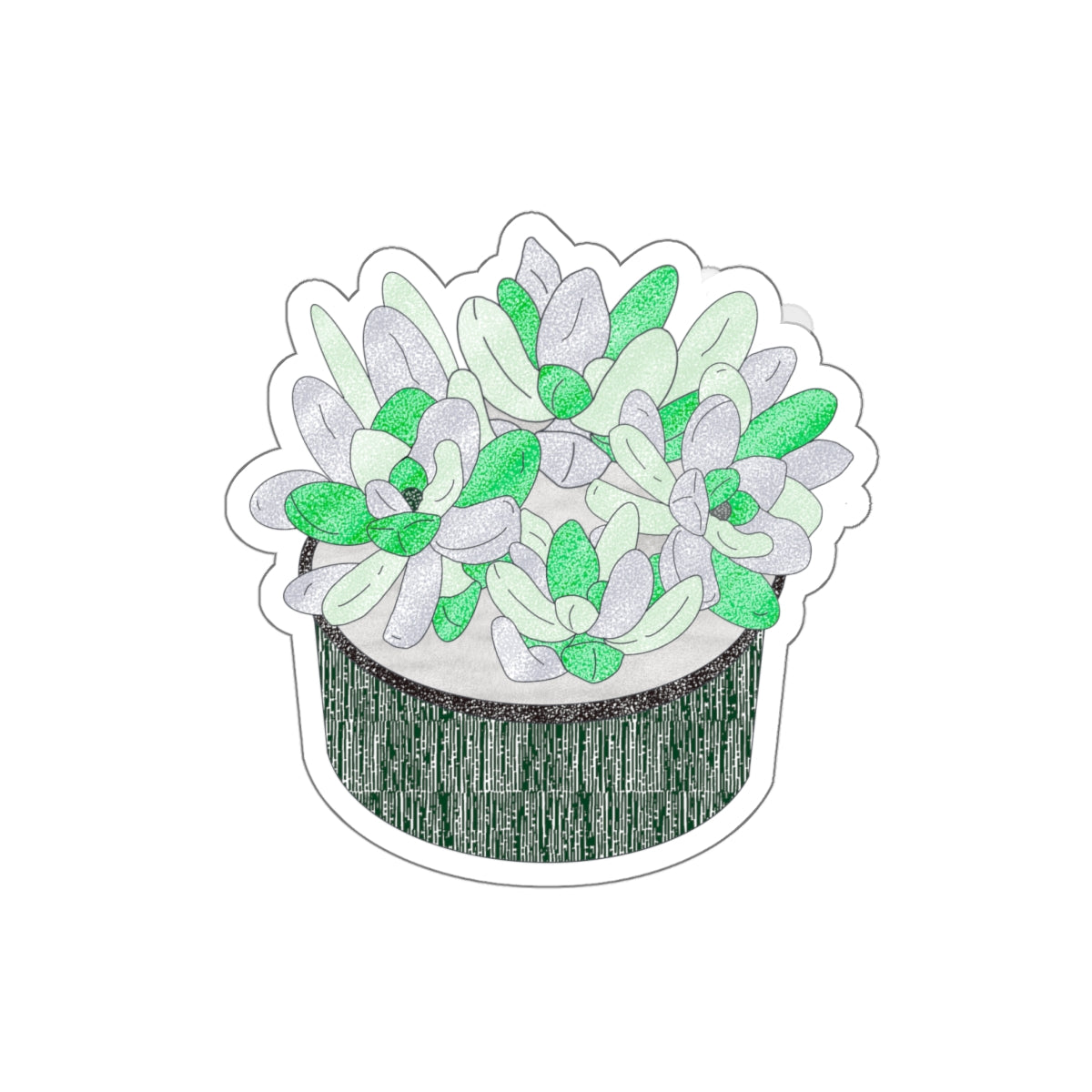 Succulent Plant Sticker