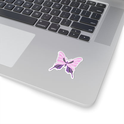 Purple Butterfly Sticker