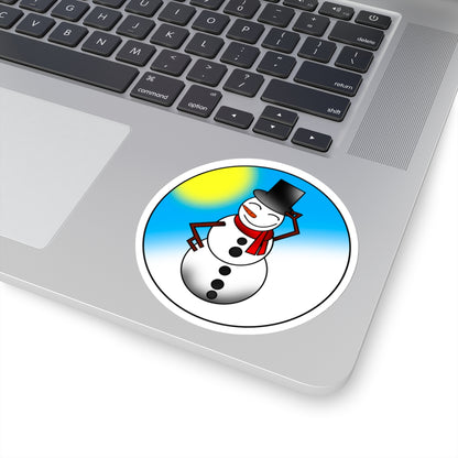 Snowman Christmas Sticker