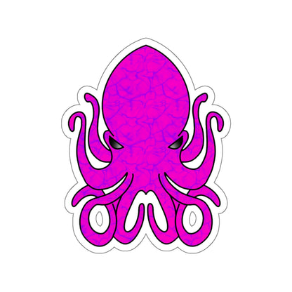 Pink Marble Octopus Sticker