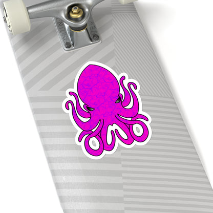 Pink Marble Octopus Sticker