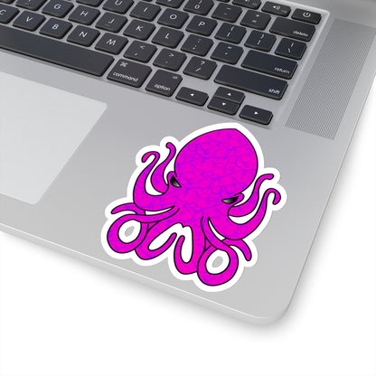 Pink Marble Octopus Sticker