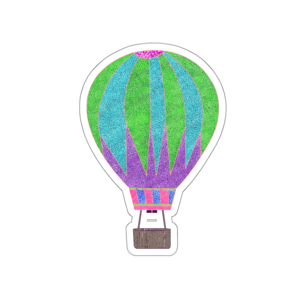 Hot Air Balloon Sticker