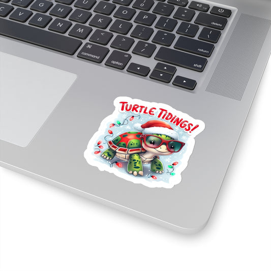 Turtle Christmas Sticker