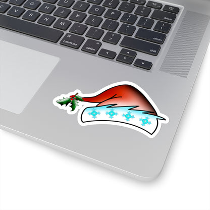 Santa Hat Christmas Stickers