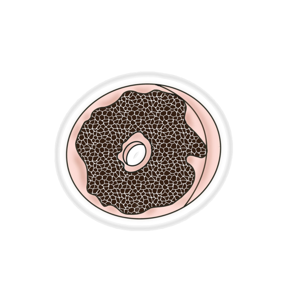 Chocolate Donut Sticker