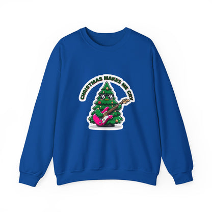 Christmas Makes Me Cry Cozy Christmas Sweater